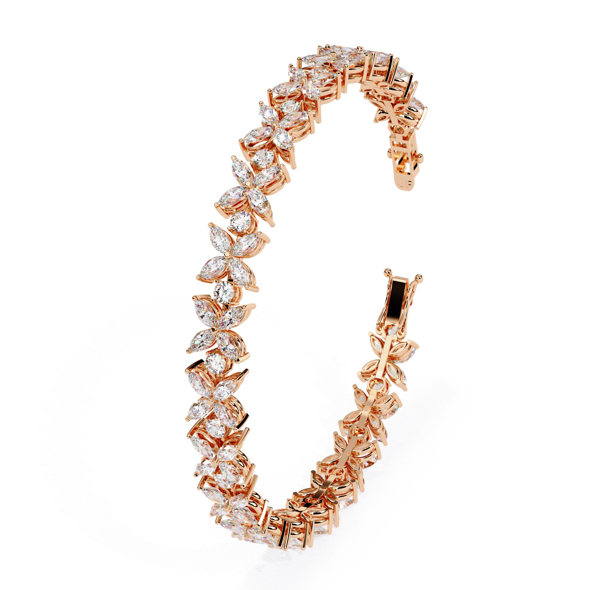 Blossom Marquise Diamond Bracelet