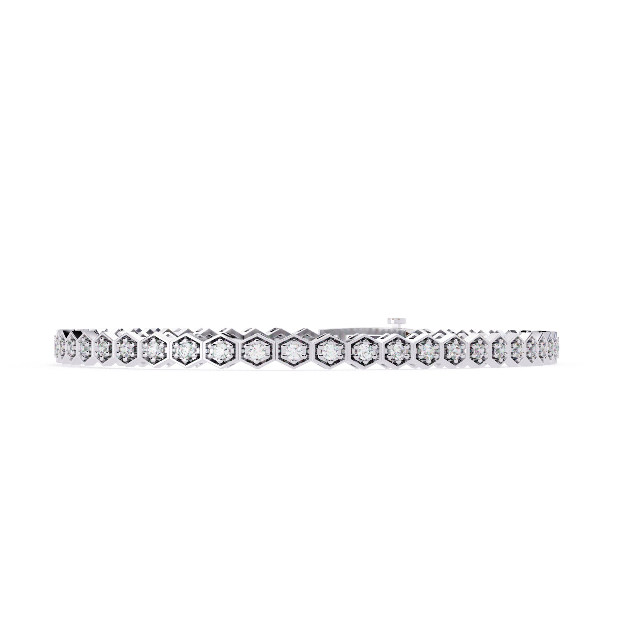 The Hexa-Luxe Diamond Bracelet