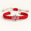 Divine Silver "Shri Krishna" Red Thread Bracelet
