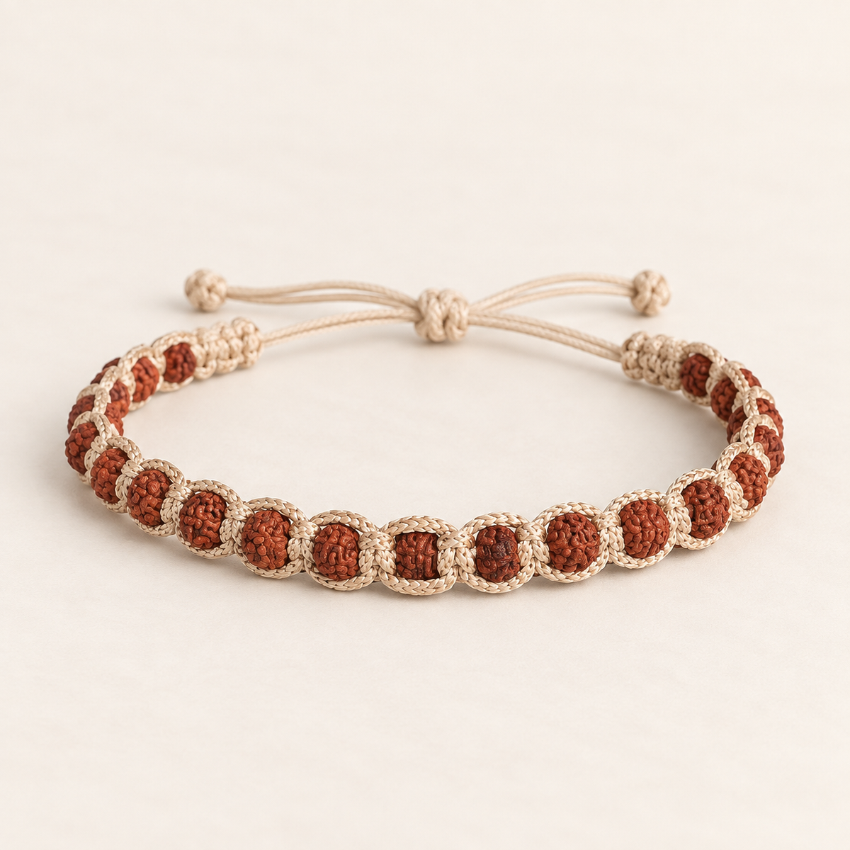 Traditional Handcrafted Rudraksha Thread Bracelet Main image