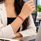 Vibrant Dual-Tone Soft Cord Bracelet