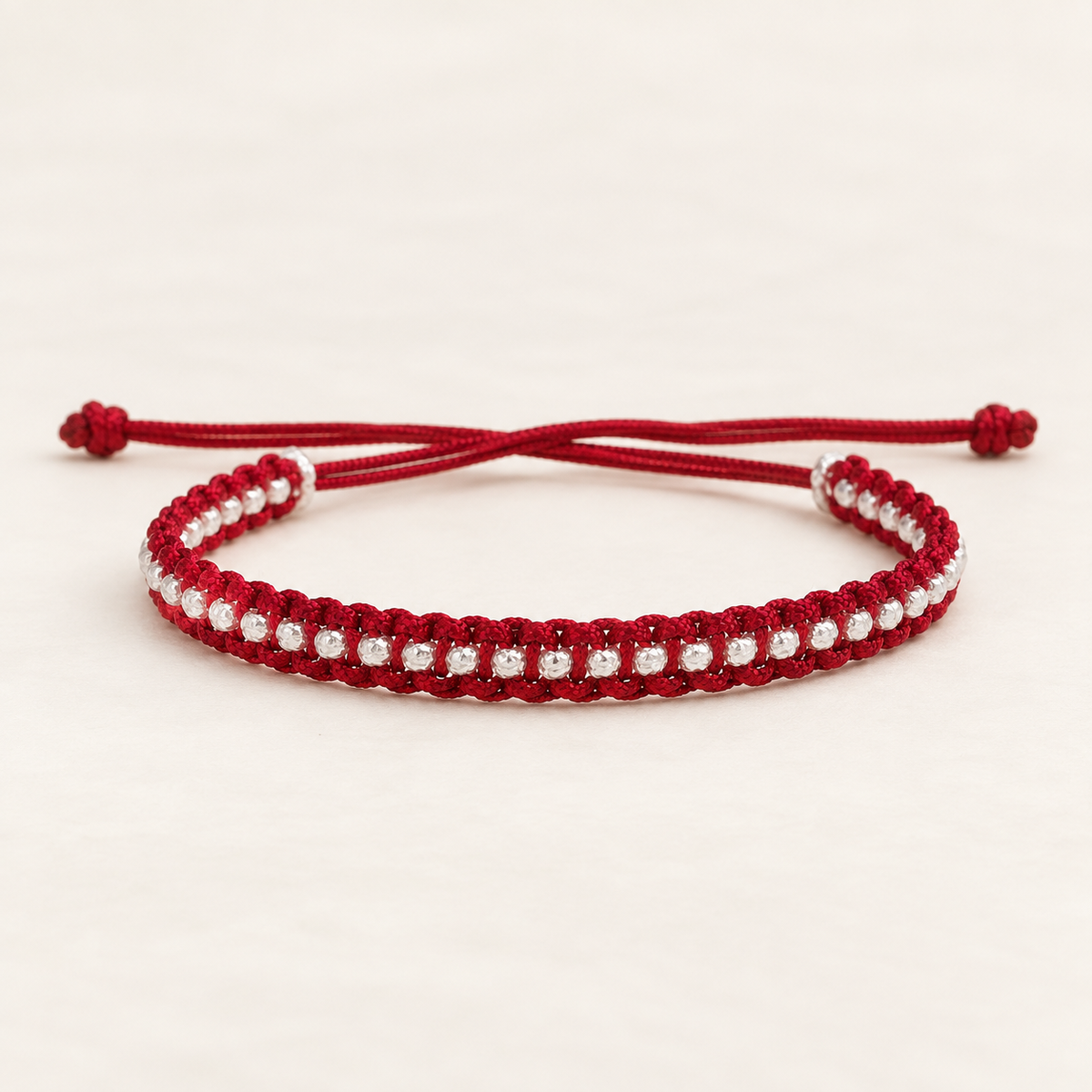 Vibrant Dual-Tone Soft Cord Bracelet