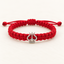 Spiritual Lord Shiva Pure Silver Trishul Thred Bracelet