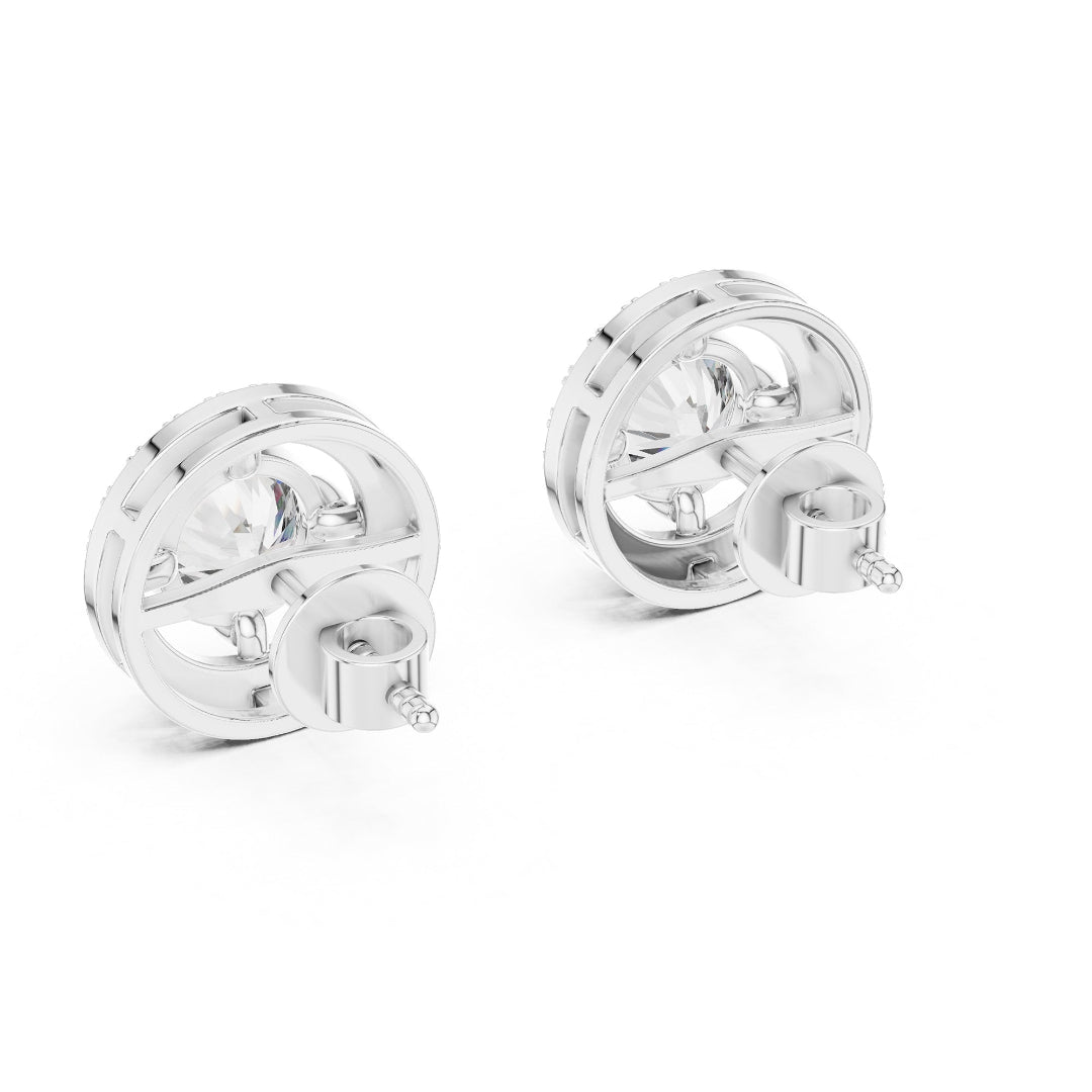 Round Glory Halo Studs