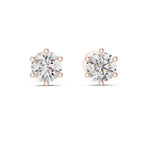 Solitaire Round Star Stud