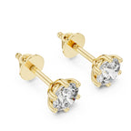 Solitaire Round Star Stud
