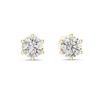 Solitaire Round Star Stud