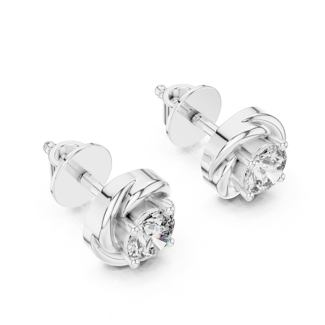 Round Horizontal Shadow Stud