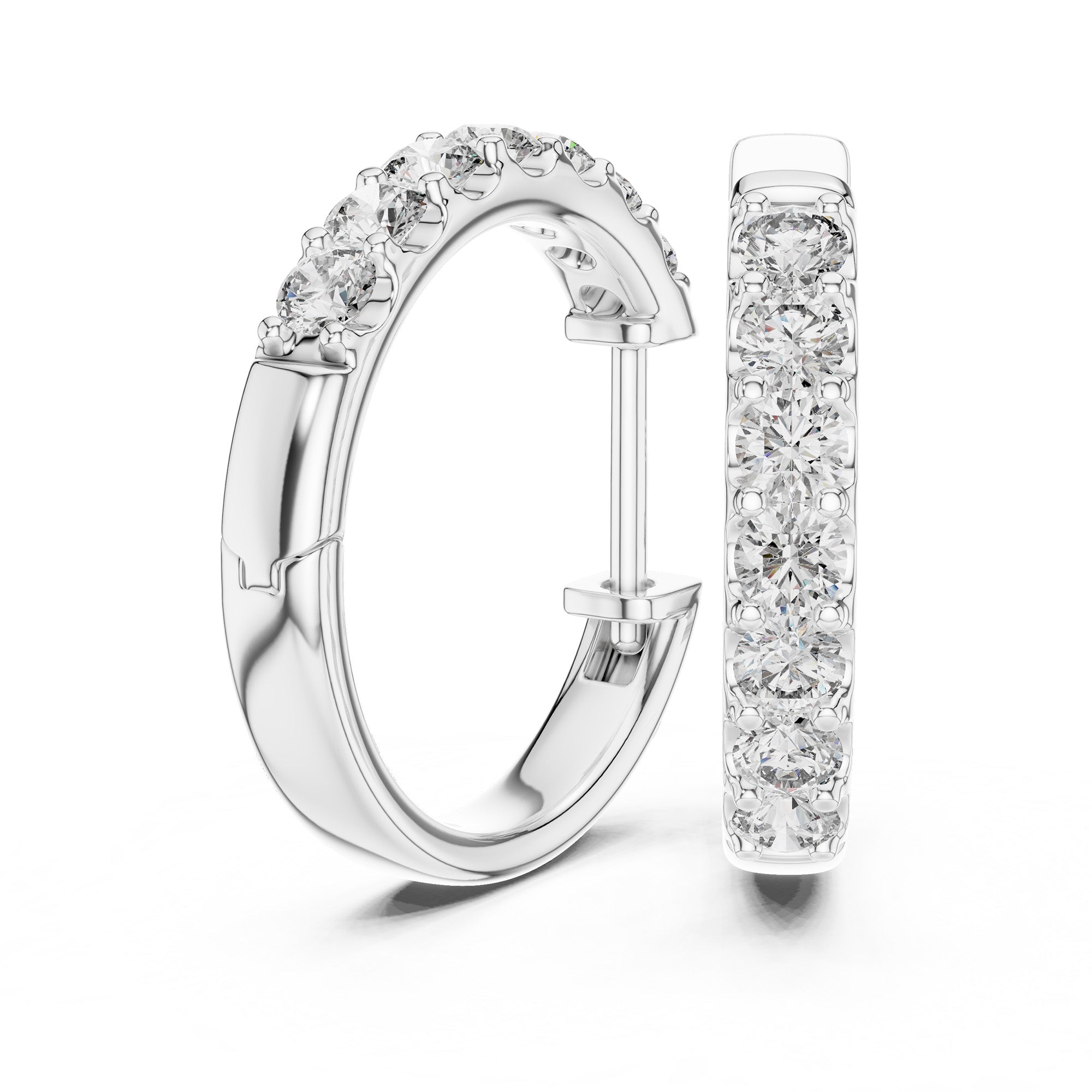 pure diamond spark hoops