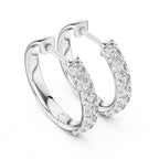 pure diamond spark hoops