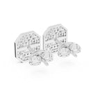 Regalia Emerald Halo Stud Earrings