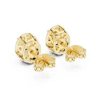 Solitaire Halo Ovel Studs