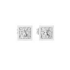 Solitaire Sqwer Bazel Princess Studs