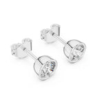 Solitaire Round Bazel Studs