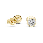 Solitaire Round Bazel Studs