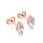 Solitaire Marquise Beauty Studs