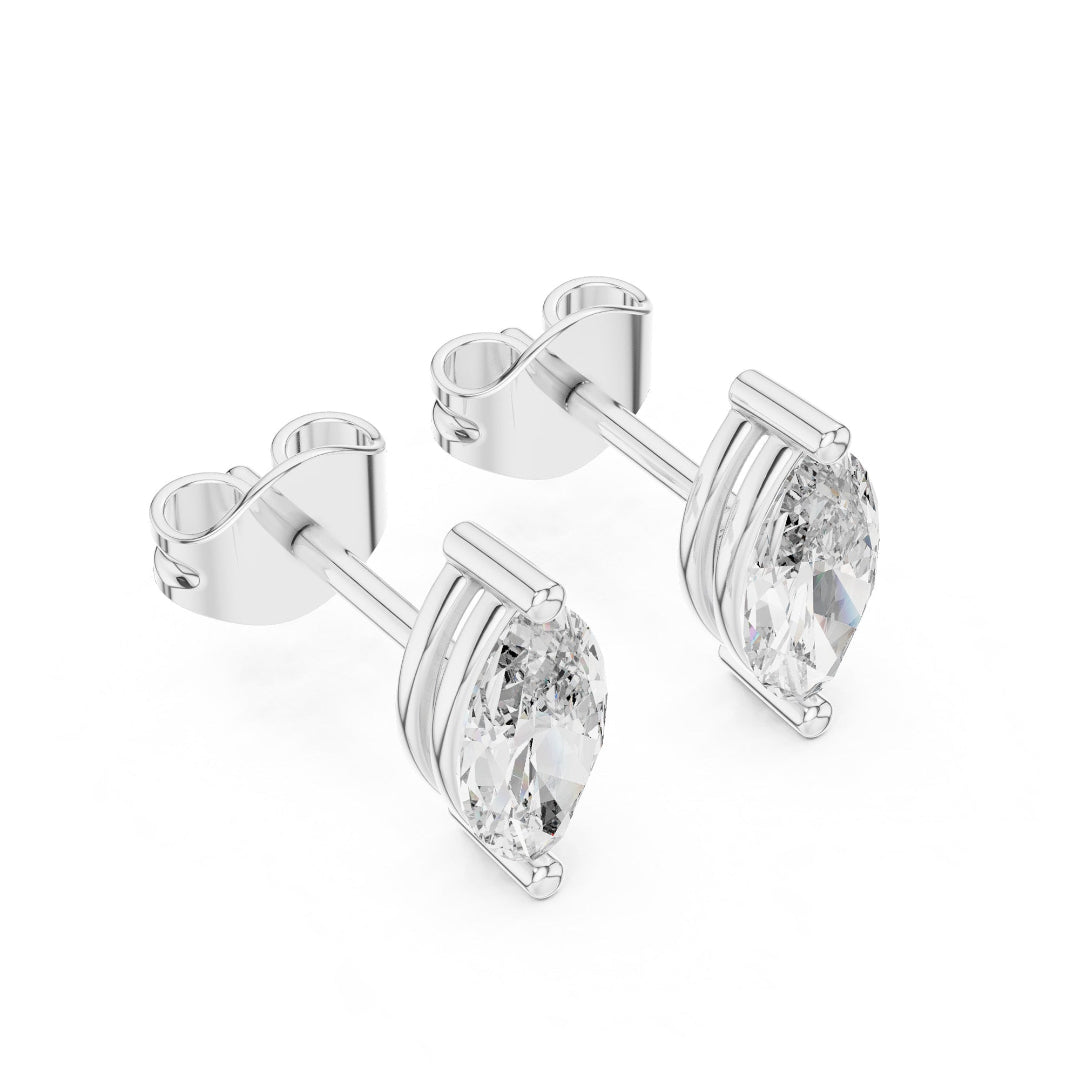 Solitaire Marquise Beauty Studs