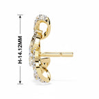 Trinity Pear Diamond Studs