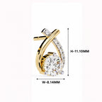 Seraphina Twist Diamond Studs