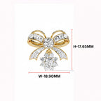 Imperial Sparkle Bow Earrings Studs