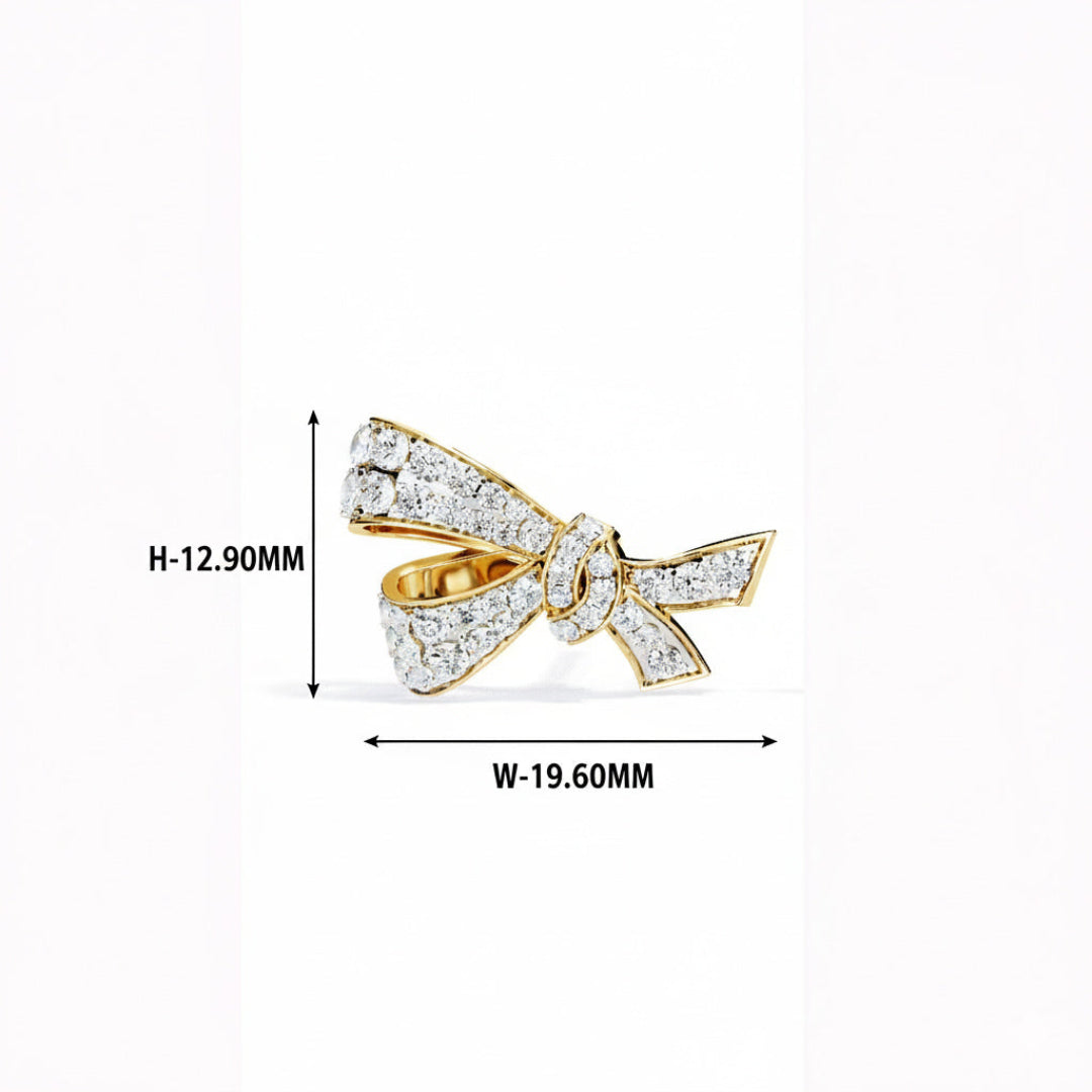 Elysian Spark Bow Earrings