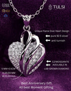 Sofia Flame Heart Pendant