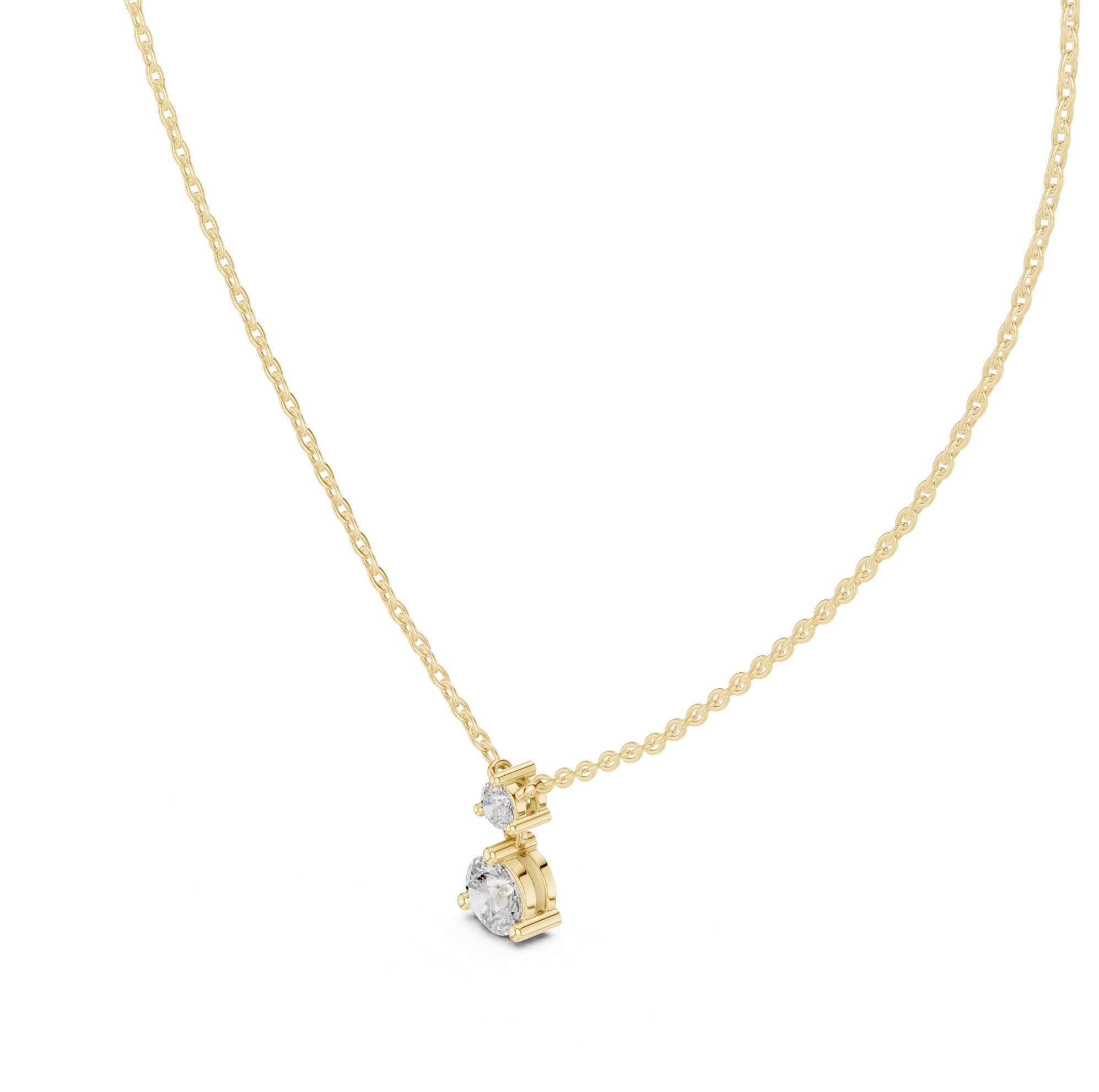 Twin Grace Diamond Pendant