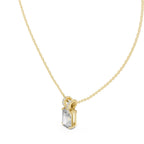 Solitaire Radiant Diamond Pendant