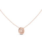 Nirraya Solitaire Ovel Halo Pedant