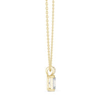 Solitaire Radiant Diamond Pendant