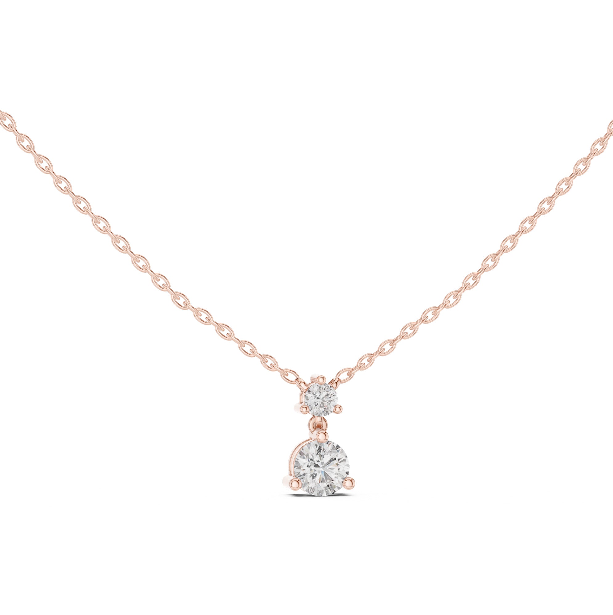Twin Grace Diamond Pendant