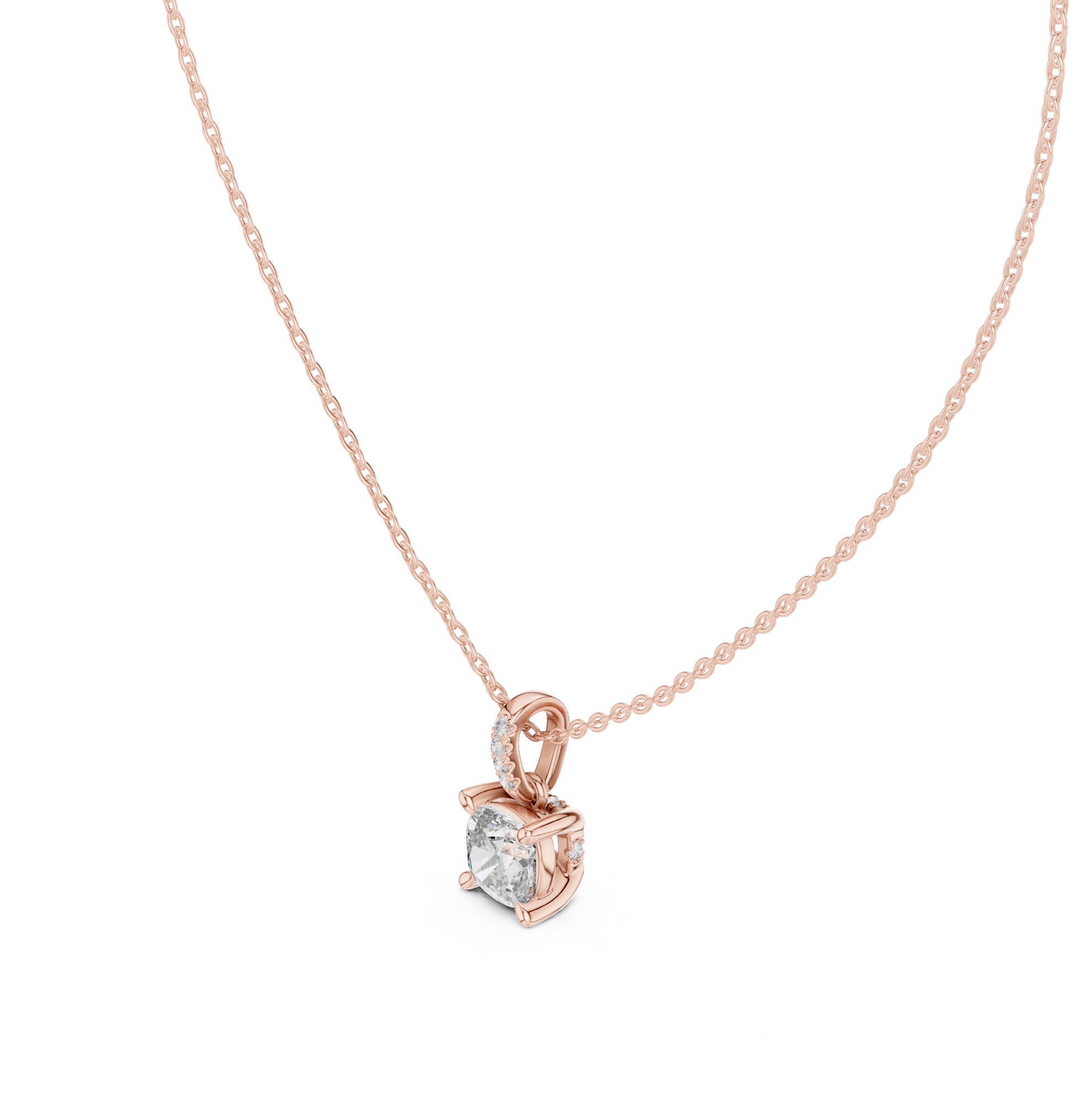 Star Aurielle Solitaire Diamond Pendant