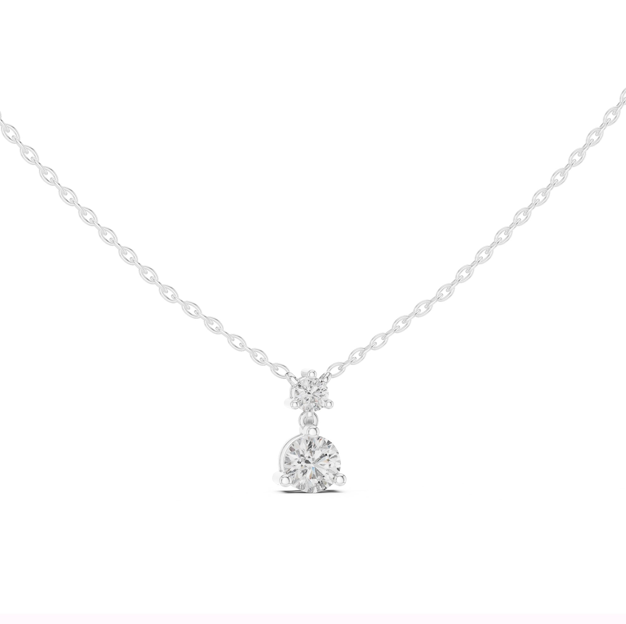 Twin Grace Diamond Pendant