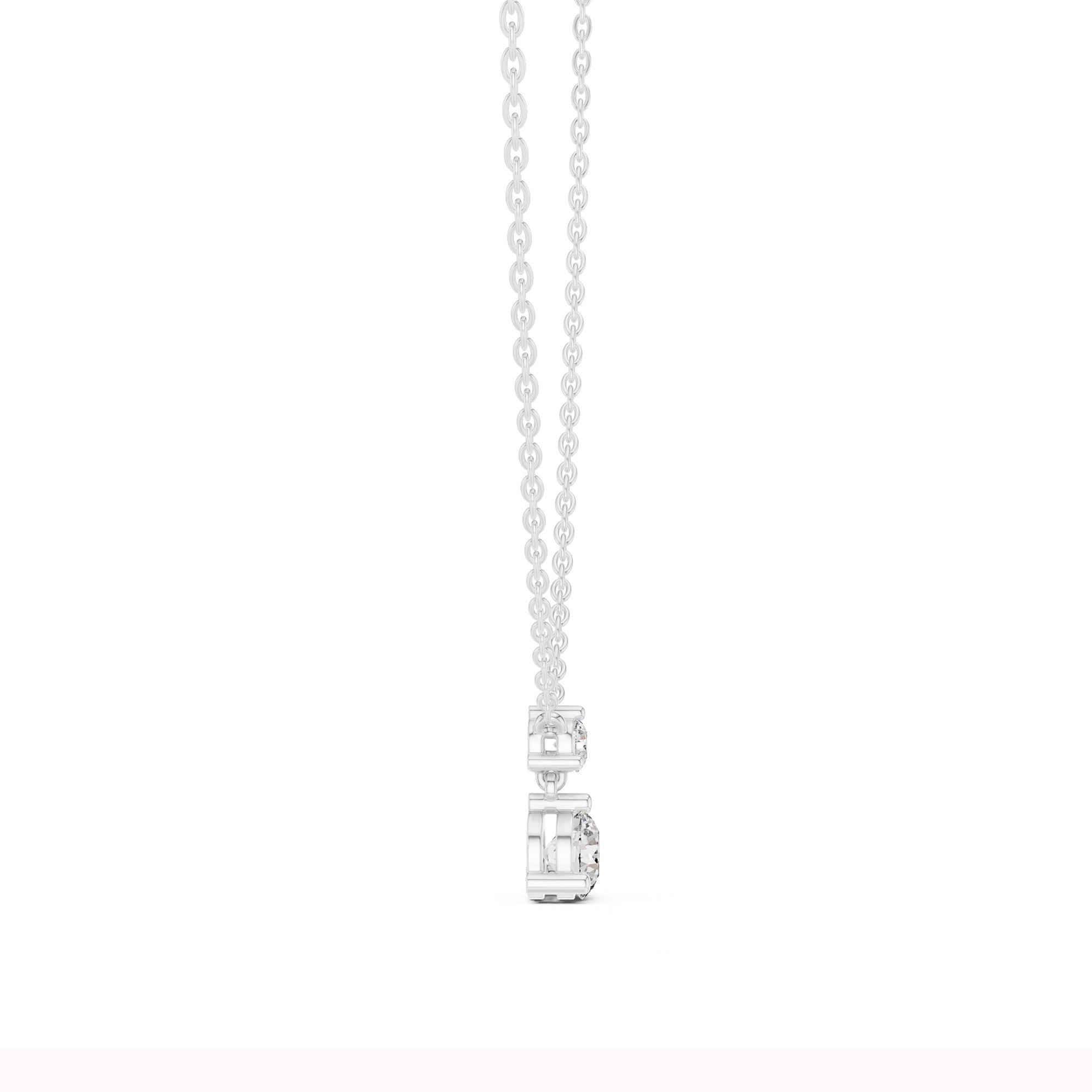 Twin Grace Diamond Pendant