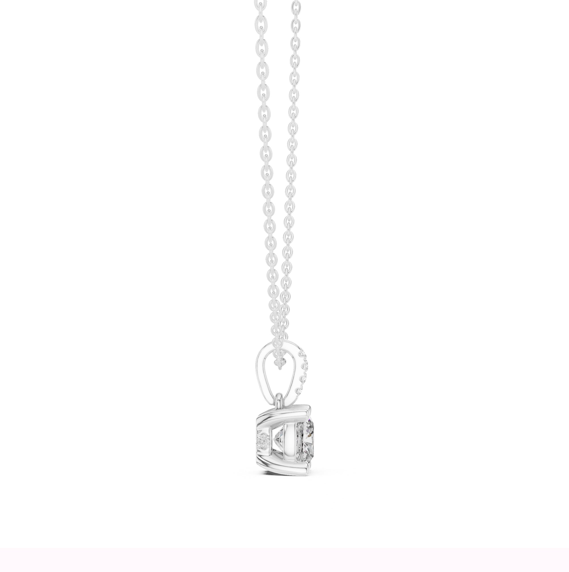 Star Aurielle Solitaire Diamond Pendant