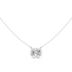 Solitaire Bezel Diamond Pendant
