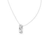 Solitaire Radiant Diamond Pendant