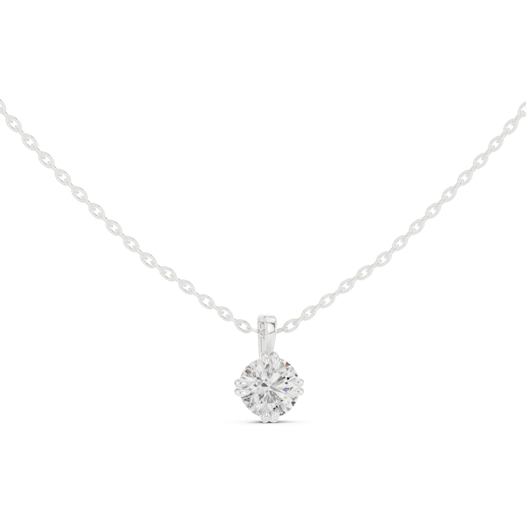 The Royal Bloom Solitaire Pendant