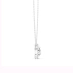 Celena Teardrop Halo Pendant