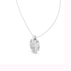 The Serenity Floating Oval Pendant