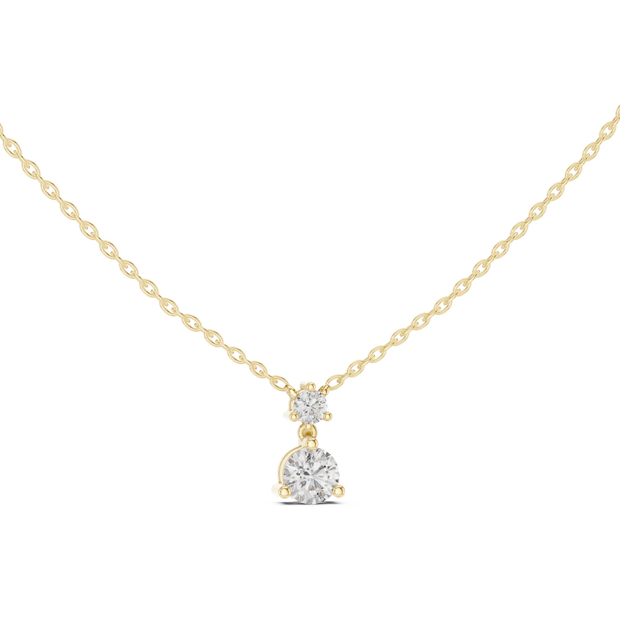 Twin Grace Diamond Pendant