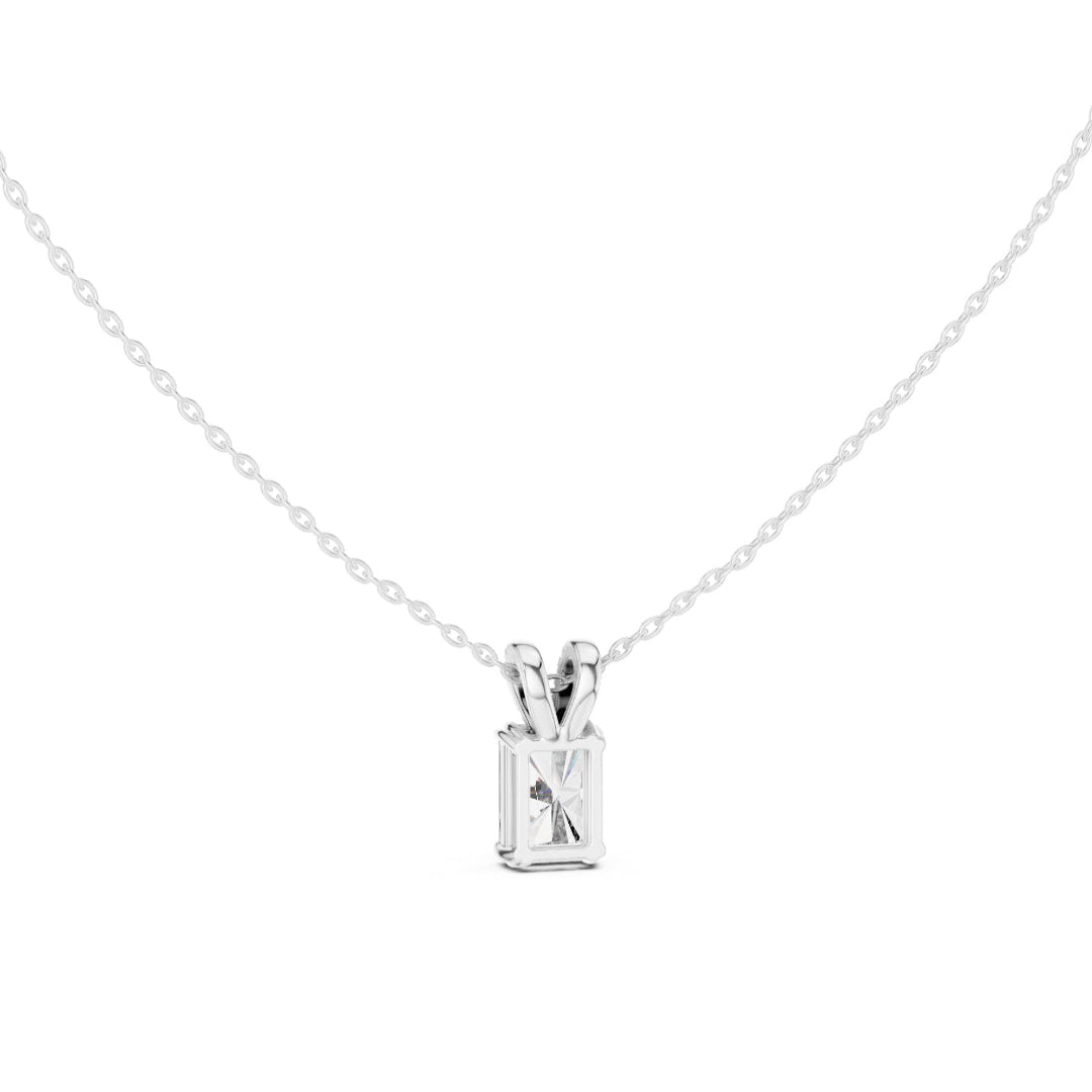 Solitaire Radiant Diamond Pendant