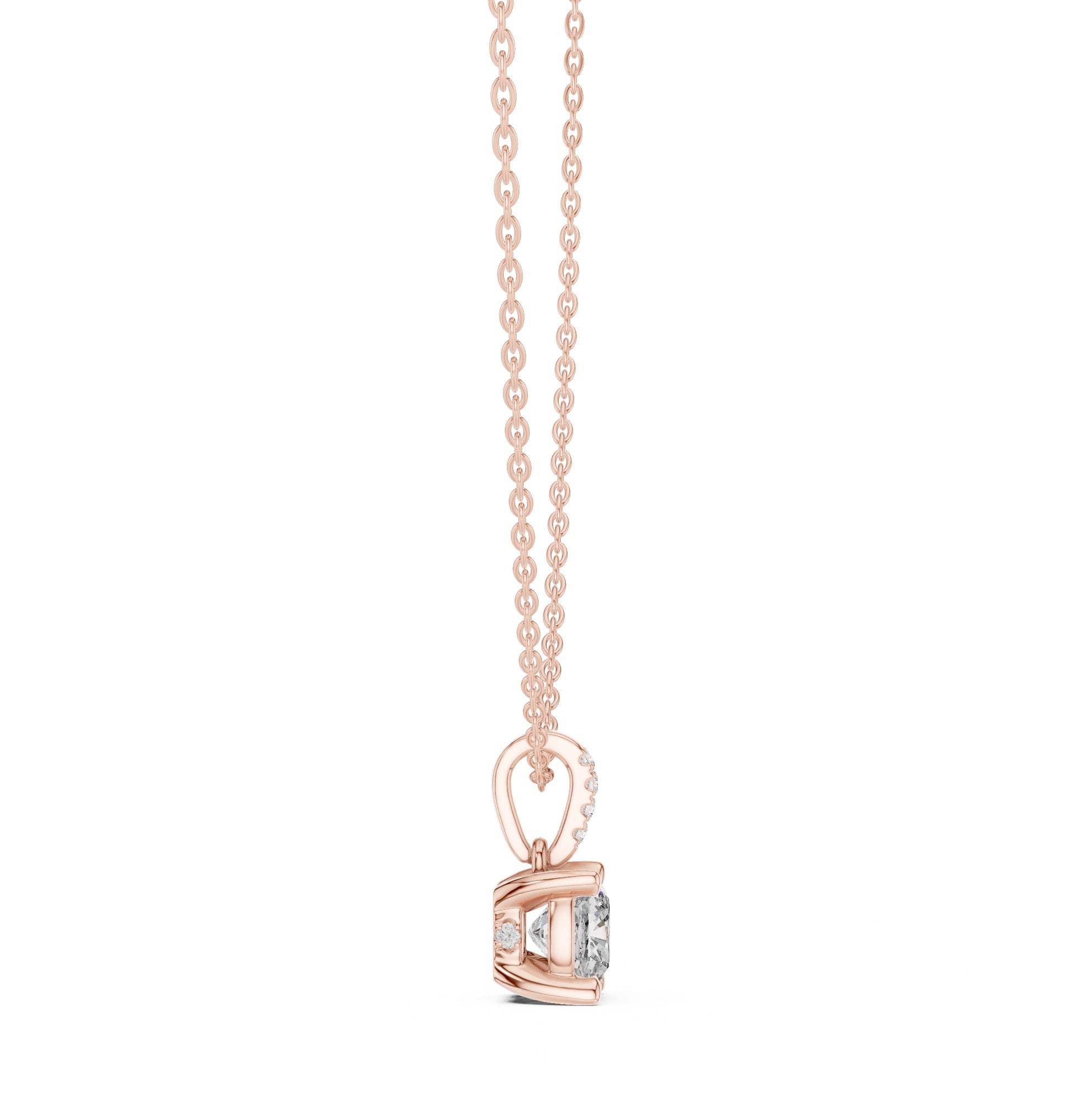 Star Aurielle Solitaire Diamond Pendant