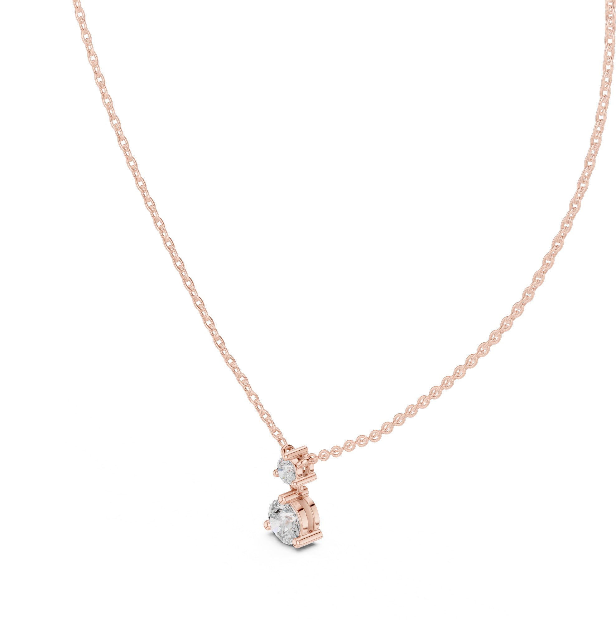 Twin Grace Diamond Pendant