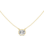 Solitaire Bezel Diamond Pendant