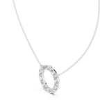 The Infinity Mixed-Cut Circle Pendant