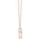 Solitaire Radiant Diamond Pendant