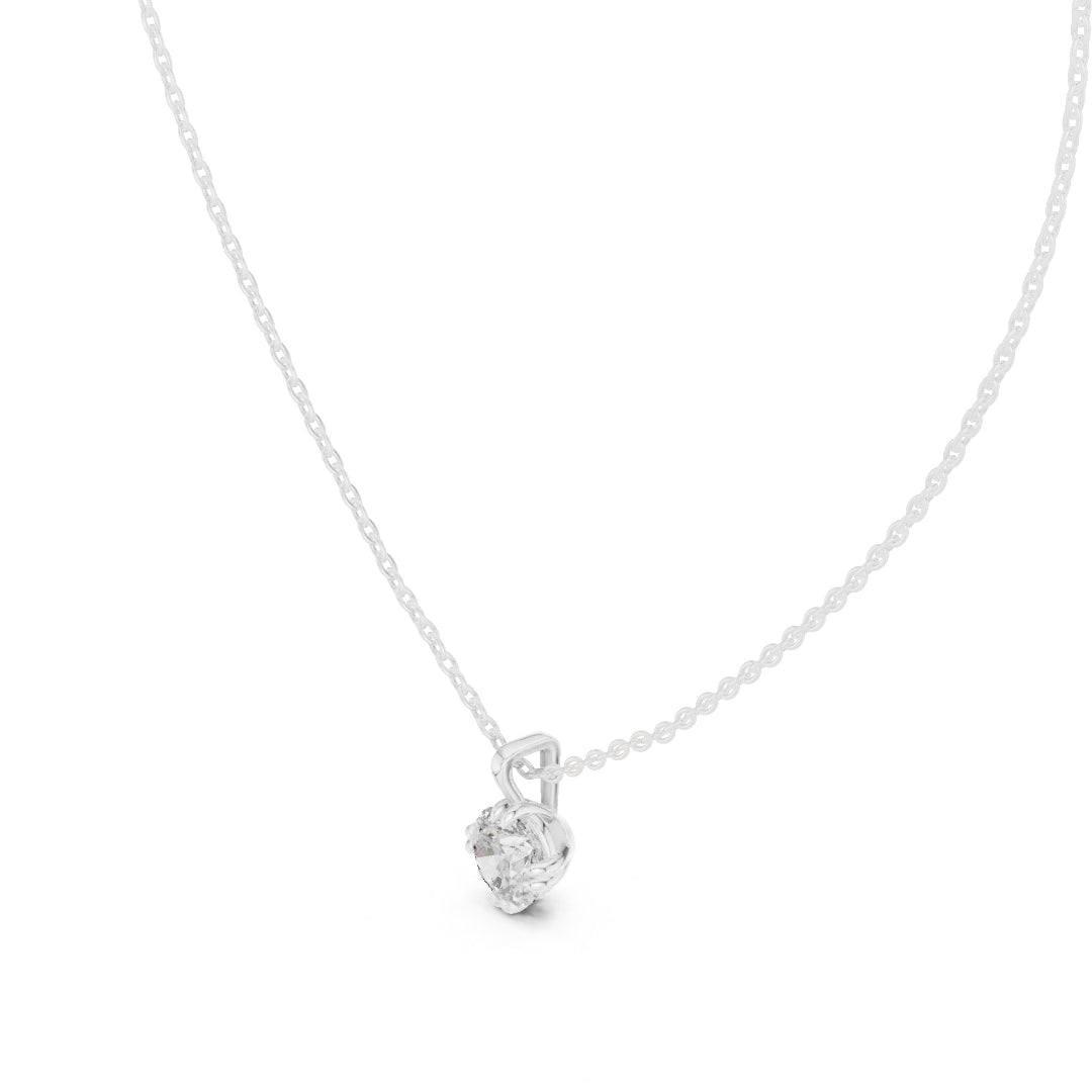 The Royal Bloom Solitaire Pendant