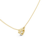 Solitaire Bezel Heart Diamond Pendant