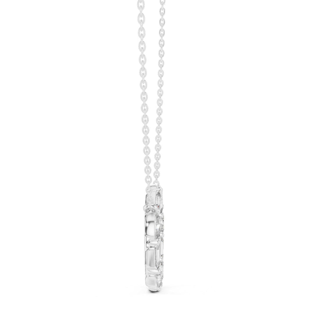The Infinity Mixed-Cut Circle Pendant